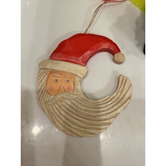 Lot Of Quirky Christmas Tree Ornaments Featuring Santa Frog Pickle & Stained Gla - Picture 16 of 16